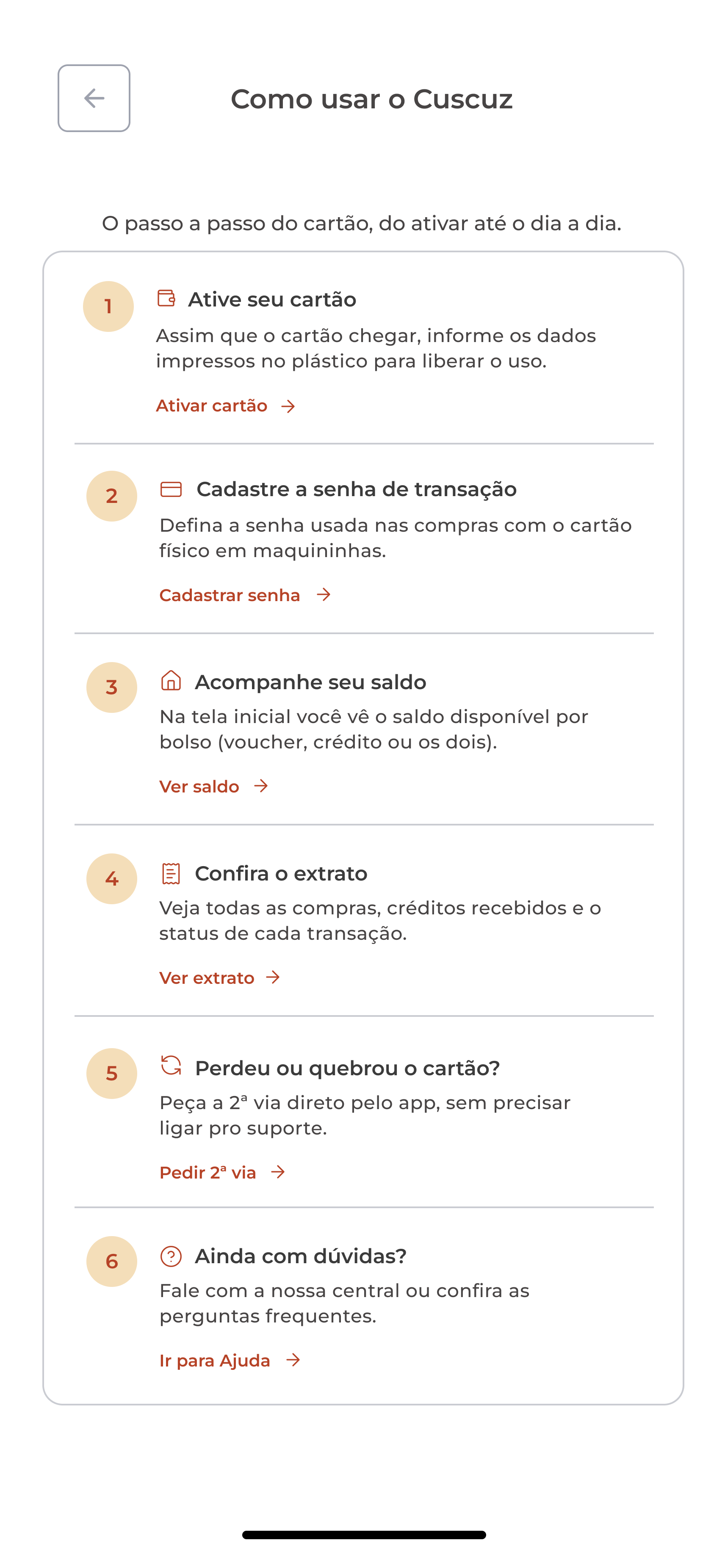 Tela inicial do app do colaborador com o saldo por bolso de benefício, o botão de ocultar o valor, os gastos agrupados por categoria e as últimas transações do extrato